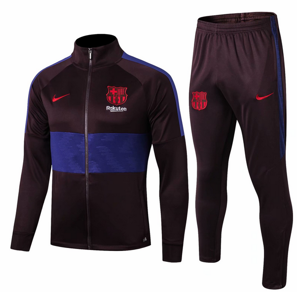 Barcelona Purple High Neck Training Kits Jacket with pants 2019/20